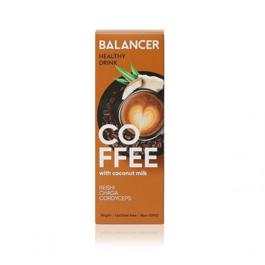 Напиток растворимый BALANCER COFFEE «Кофе на кокосовом молоке», 10 стиков 9